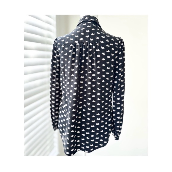 Kate Spade White Swan Blouse - Picture 6 of 7